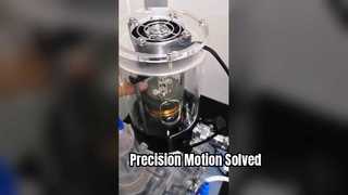 Präziser Schwingspulenmotor mit linearer Bewegung